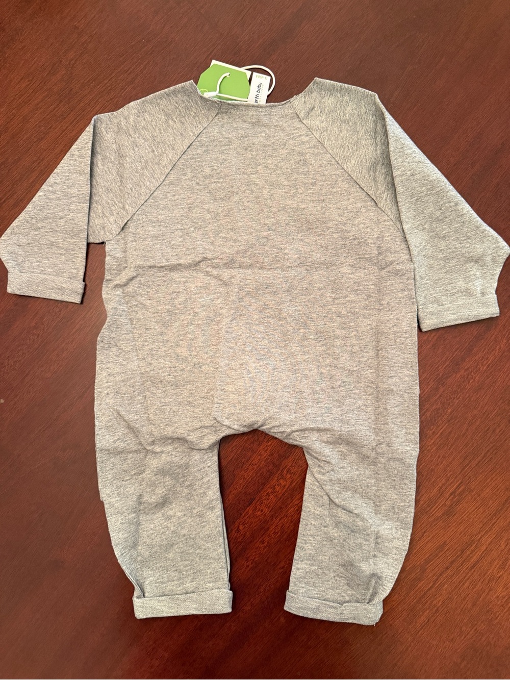 NWT Earth Baby Outfitters Certified Organic Cotton One-Piece Romper - Picture 2 of 2